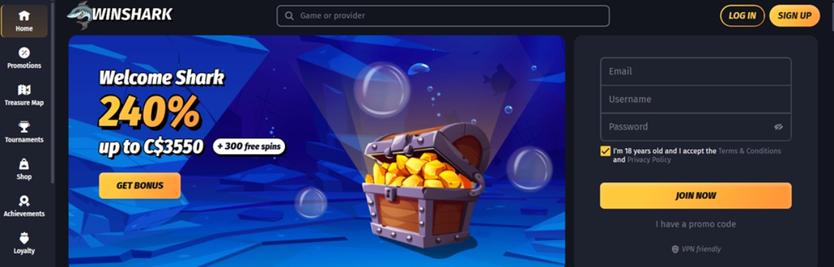 Winshark Casino